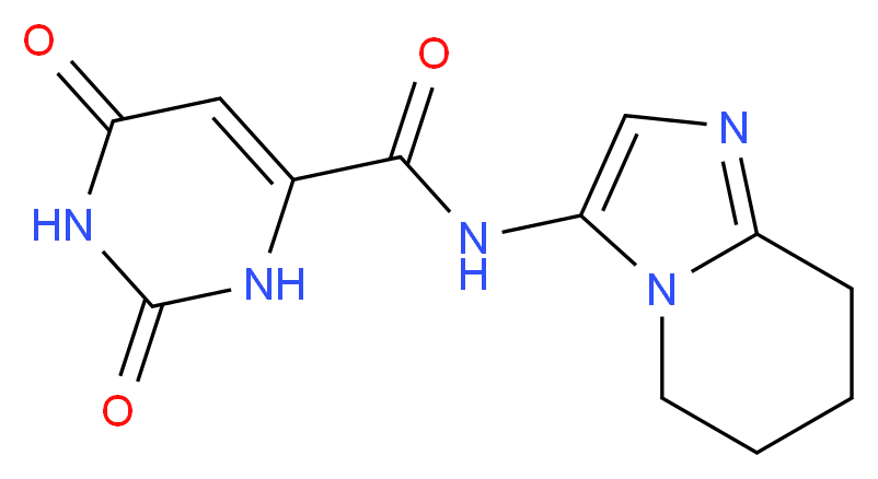 2,6-dioxo-N-(5,6,7,8-tetrahydroimidazo[1,2-a]pyridin-3-yl)-1,2,3,6-tetrahydropyrimidine-4-carboxamide_Molecular_structure_CAS_)