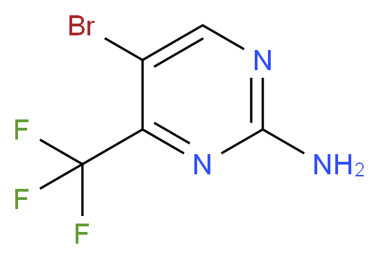 5-bromo-4-(trifluoromethyl)pyrimidin-2-amine_Molecular_structure_CAS_)