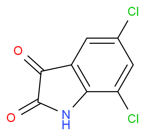 5,7-dichloroindoline-2,3-dione_Molecular_structure_CAS_6374-92-1)