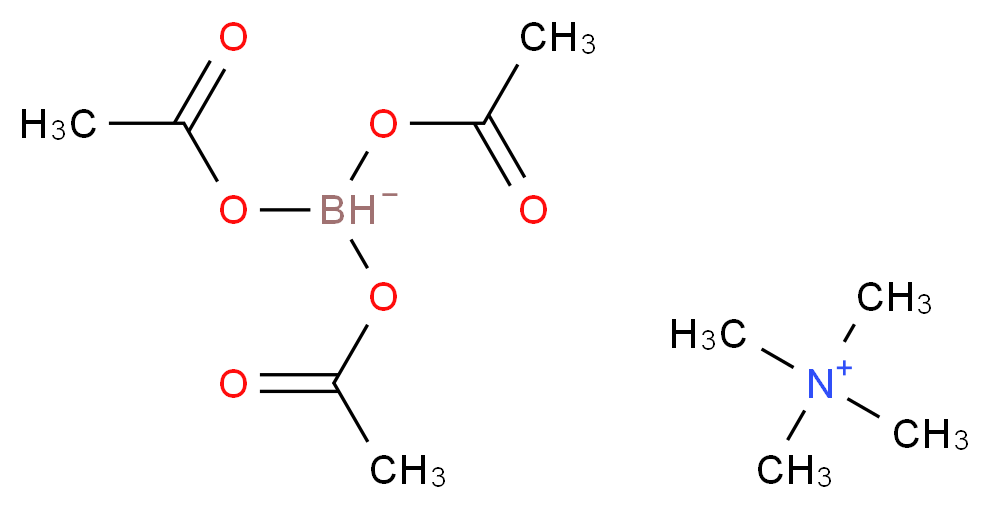 Tetramethylammonium triacetoxyborohydride_Molecular_structure_CAS_109704-53-2)