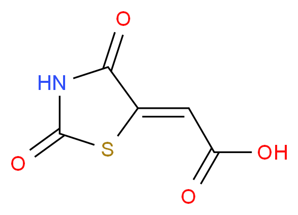 [2,4-Dioxo-thiazolidin-(5Z)-ylidene]-acetic acid_Molecular_structure_CAS_5374-29-8)