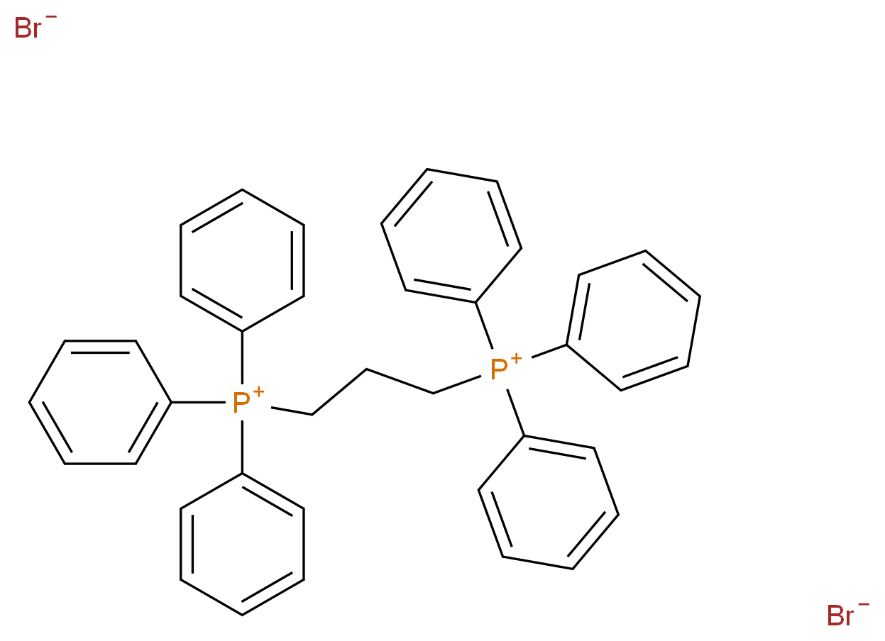triphenyl[3-(1,1,1-triphenylphosphonio)propyl]phosphonium dibromide_Molecular_structure_CAS_)