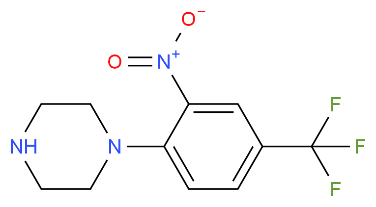 N-[2-Nitro-4-(trifluoromethyl)phenyl]piperazine 97%_Molecular_structure_CAS_58315-38-1)