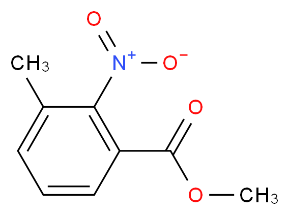 Methyl 3-methyl-2-nitrobenzenecarboxylate_Molecular_structure_CAS_5471-82-9)