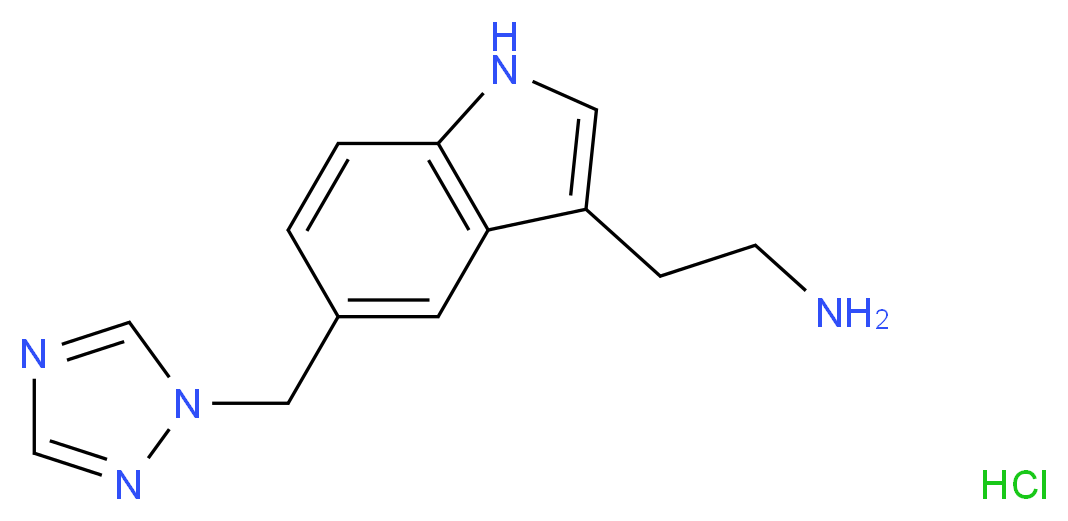 Didemethyl Rizatriptan Hydrochloride_Molecular_structure_CAS_1016900-28-9)