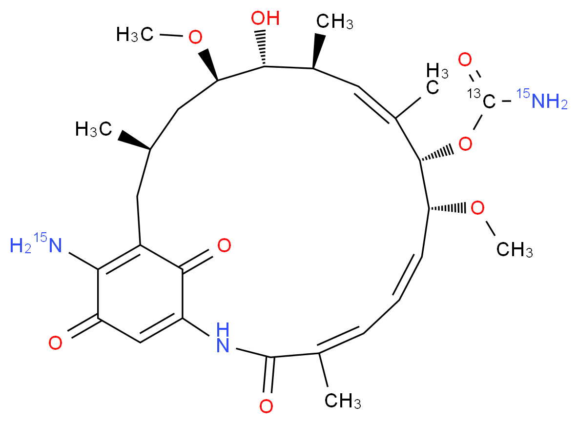 17-Amino Geldanamycin-13C,15N2_Molecular_structure_CAS_)
