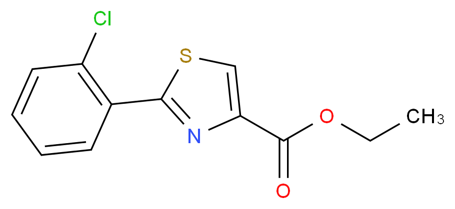 2-(2-CHLORO-PHENYL)-THIAZOLE-4-CARBOXYLIC ACID ETHYL ESTER_Molecular_structure_CAS_132089-36-2)