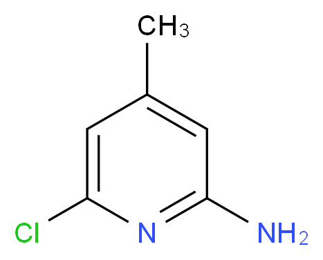 2-Amino-6-chloro-4-methylpyridine_Molecular_structure_CAS_51564-92-2)
