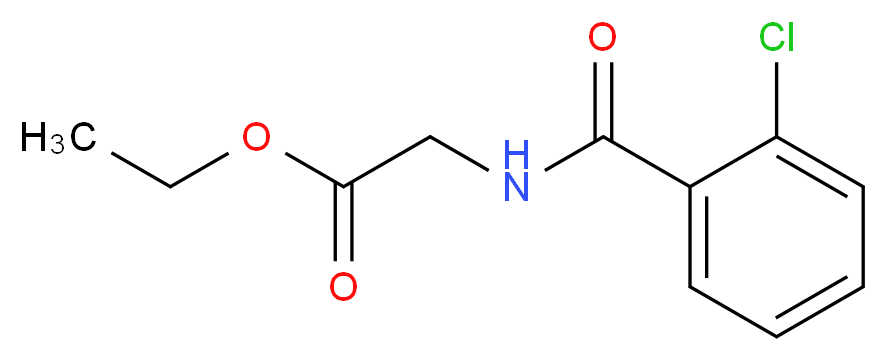 Ethyl 2-[(2-chlorobenzoyl)amino]acetate_Molecular_structure_CAS_66824-94-0)