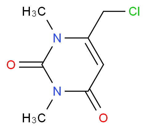 6-(chloromethyl)-1,3-dimethylpyrimidine-2,4(1H,3H)-dione_Molecular_structure_CAS_)