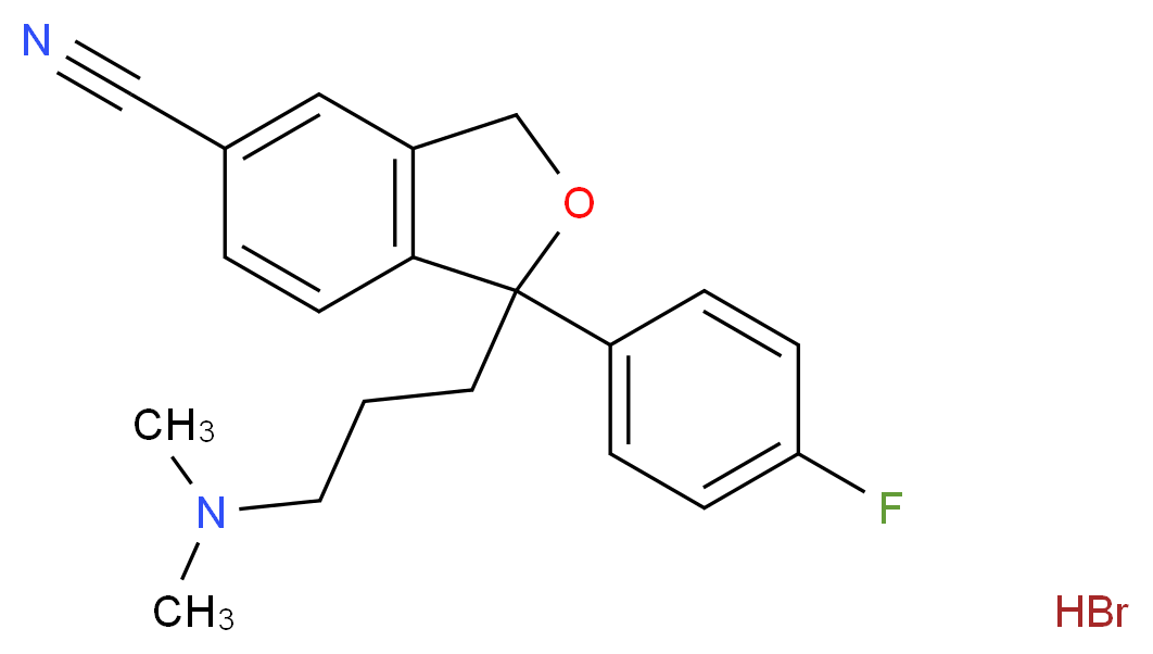 Citalopram Hydrobromide_Molecular_structure_CAS_59729-32-7)