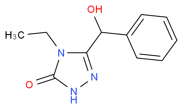 4-ethyl-5-[hydroxy(phenyl)methyl]-2,4-dihydro-3H-1,2,4-triazol-3-one_Molecular_structure_CAS_)