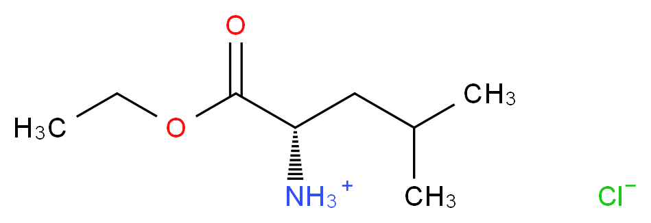L-Leucine ethyl ester hydrochloride_Molecular_structure_CAS_2743-40-0)