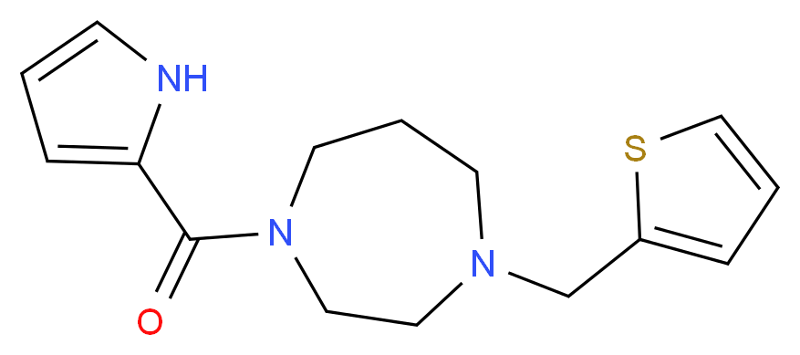 1-(1H-pyrrol-2-ylcarbonyl)-4-(2-thienylmethyl)-1,4-diazepane_Molecular_structure_CAS_)