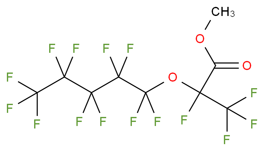Methyl 2,3,3,3-tetrafluoro-2-(perfluoropentoxy)propanoate_Molecular_structure_CAS_)