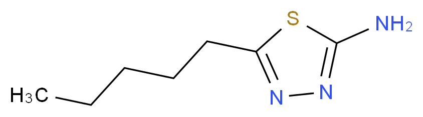 5-Pentyl-[1,3,4]thiadiazol-2-ylamine_Molecular_structure_CAS_52057-90-6)