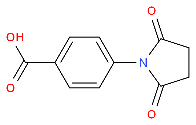 4-(2,5-dioxopyrrolidin-1-yl)benzoic acid_Molecular_structure_CAS_)