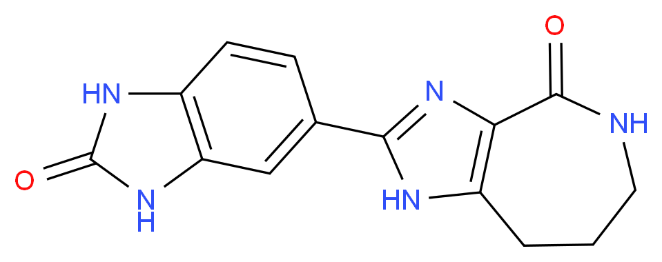 2-(2-oxo-2,3-dihydro-1H-benzimidazol-5-yl)-5,6,7,8-tetrahydroimidazo[4,5-c]azepin-4(1H)-one_Molecular_structure_CAS_)