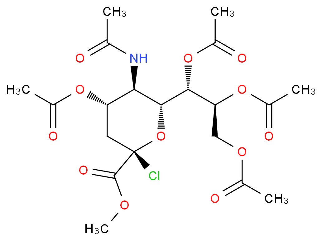 N-Acetyl-2-chloro-2-deoxy-β-neuraminic Acid Methyl Ester 4,7,8,9-Tetraacetate_Molecular_structure_CAS_67670-69-3)