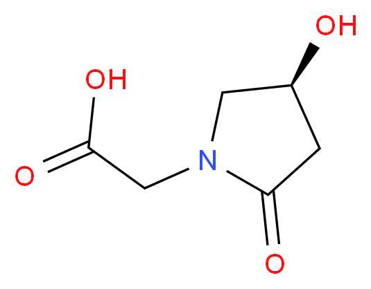 (S)-(4-Hydroxy-2-oxo-pyrrolidin-1-yl)-acetic acid_Molecular_structure_CAS_99437-11-3)