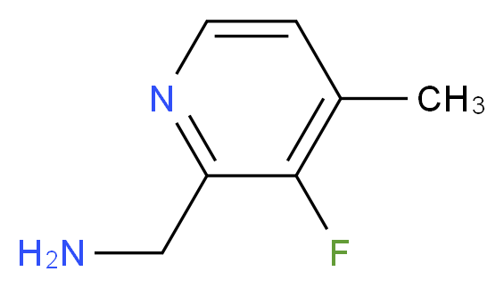(3-fluoro-4-methylpyridin-2-yl)methanamine_Molecular_structure_CAS_756807-57-5)