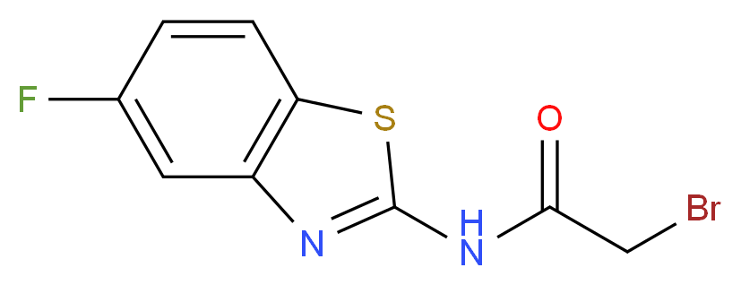 N1-(5-fluoro-1,3-benzothiazol-2-yl)-2-bromoacetamide_Molecular_structure_CAS_)