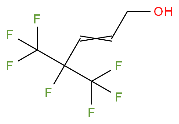 (2E)-4,5,5,5-Tetrafluoro-4-(trifluoromethyl)pent-2-en-1-ol 97%_Molecular_structure_CAS_83706-95-0)