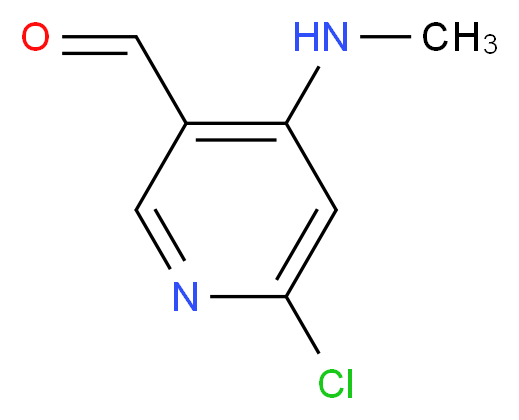 6-Chloro-4-(methylamino)pyridine-3-carbaldehyde_Molecular_structure_CAS_449811-29-4)