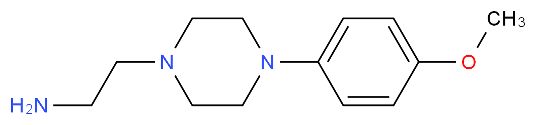 2-[4-(4-Methoxyphenyl)piperazin-1-yl]ethanamine_Molecular_structure_CAS_)