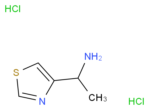 [1-(1,3-Thiazol-4-yl)ethyl]amine dihydrochloride_Molecular_structure_CAS_)