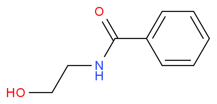 N-(2-hydroxyethyl)benzamide_Molecular_structure_CAS_)