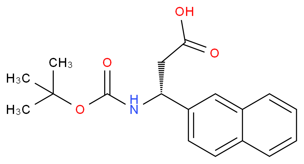 BOC-(R)-3-AMINO-3-(2-NAPHTHYL)-PROPIONIC ACID_Molecular_structure_CAS_500789-01-5)