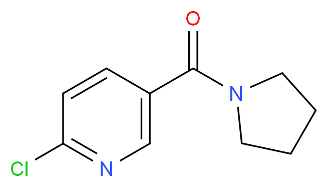 2-Chloro-5-(pyrrolidin-1-ylcarbonyl)pyridine_Molecular_structure_CAS_64614-47-7)