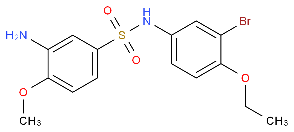 3-Amino-N-(3-bromo-4-ethoxy-phenyl)-4-methoxy-benzenesulfonamide_Molecular_structure_CAS_)