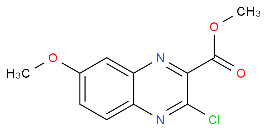 METHYL 3-CHLORO-7-METHOXYQUINOXALINE-2-CARBOXYLATE_Molecular_structure_CAS_59956-08-0)