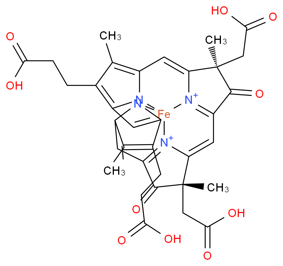 Heme D_Molecular_structure_CAS_)