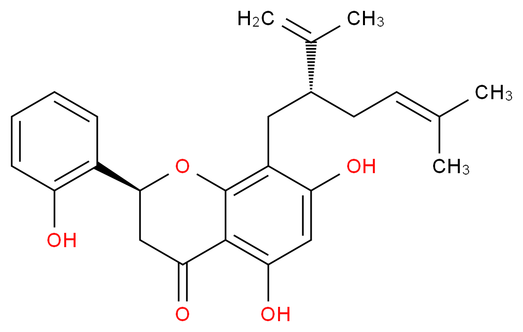 Kushenol A_Molecular_structure_CAS_99217-63-7)