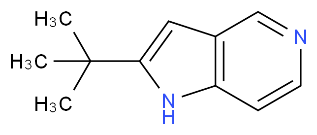 2-(tert-Butyl)-1H-pyrrolo[3,2-c]pyridine_Molecular_structure_CAS_86847-76-9)