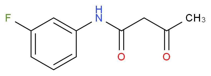 N-(3-fluorophenyl)-3-oxobutanamide_Molecular_structure_CAS_)