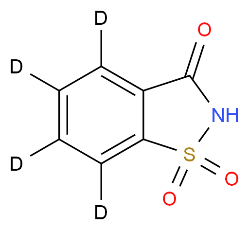 Saccharin-d4_Molecular_structure_CAS_1189466-17-8)