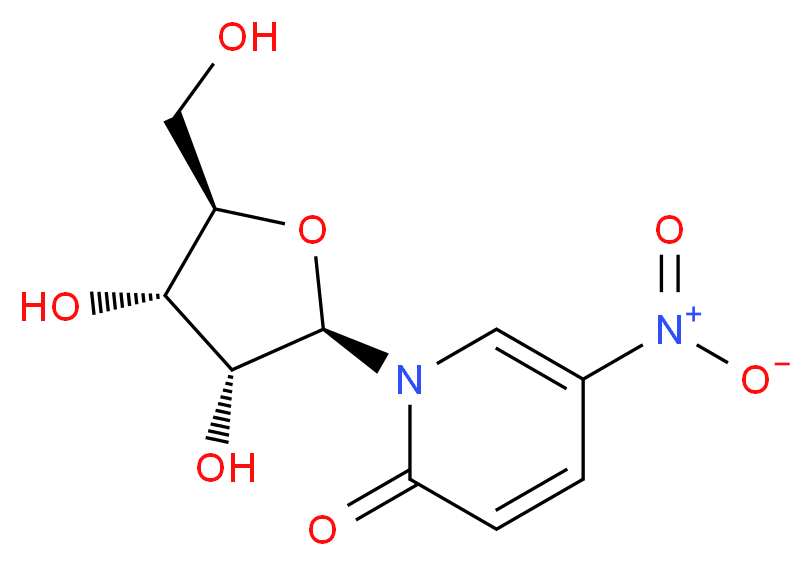 1-(β-D-Ribofuranosyl)-5-nitropyrine-2(1H)-one_Molecular_structure_CAS_59892-36-3)
