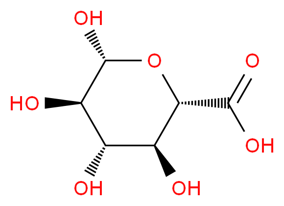 (2S,3S,4S,5R,6R)-3,4,5,6-tetrahydroxyoxane-2-carboxylic acid_Molecular_structure_CAS_)