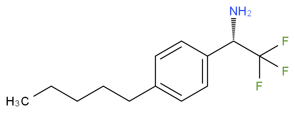 (1S)-2,2,2-TRIFLUORO-1-(4-PENTYLPHENYL)ETHYLAMINE_Molecular_structure_CAS_)