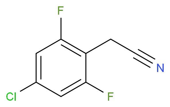 4-Chloro-2,6-difluorophenylacetonitrile_Molecular_structure_CAS_)