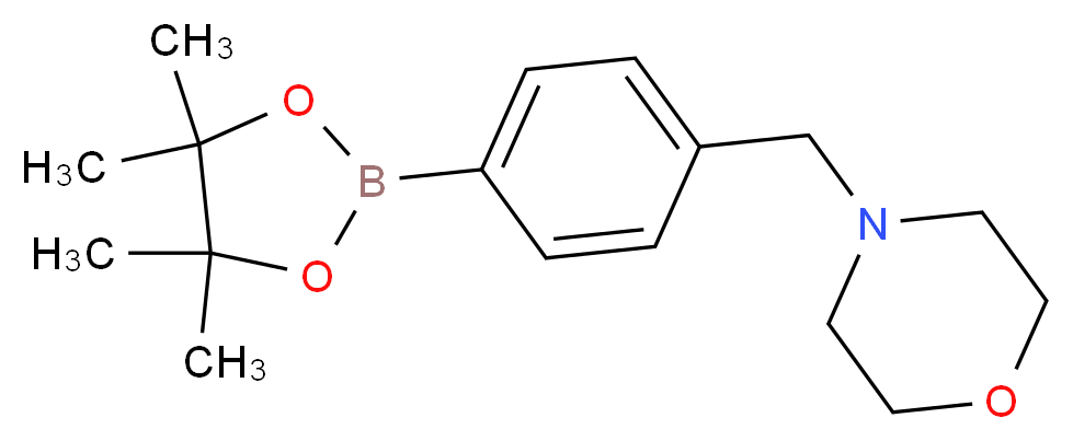 4-(4-Morpholinylmethyl)benzeneboronic acid pinacol ester_Molecular_structure_CAS_364794-79-6)