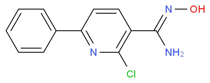 2-Chloro-N'-hydroxy-6-phenyl-3-pyridinecarboximidamide_Molecular_structure_CAS_)