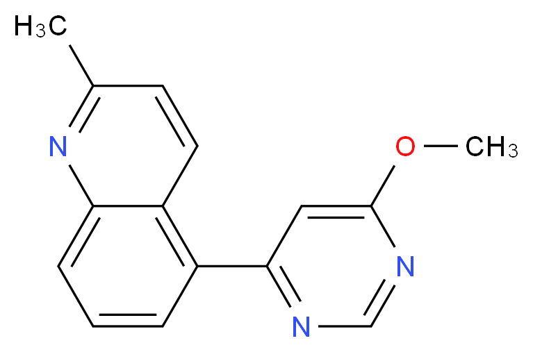 5-(6-methoxy-4-pyrimidinyl)-2-methylquinoline_Molecular_structure_CAS_)