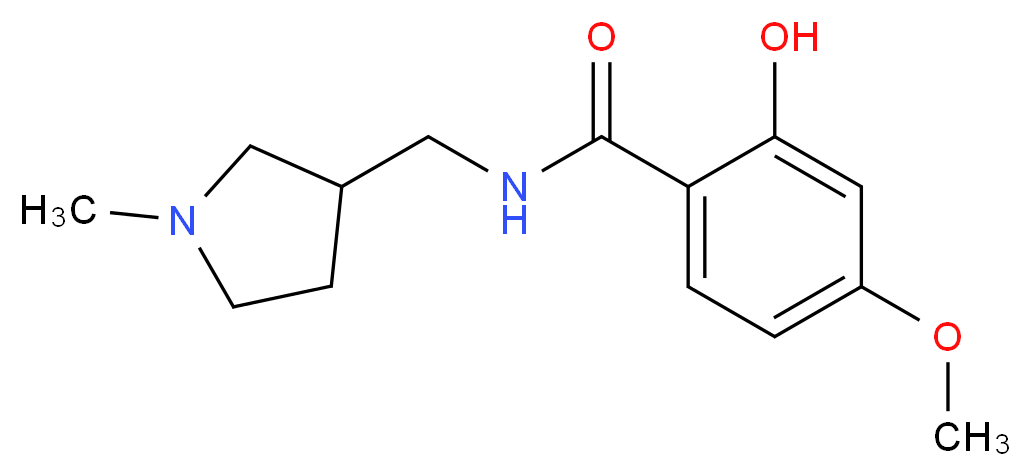 2-hydroxy-4-methoxy-N-[(1-methylpyrrolidin-3-yl)methyl]benzamide_Molecular_structure_CAS_)