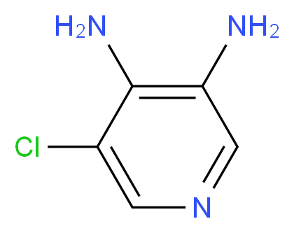 5-Chloropyridine-3,4-diamine_Molecular_structure_CAS_929074-42-0)