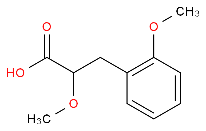 2-methoxy-3-(2-methoxyphenyl)propanoic acid_Molecular_structure_CAS_)